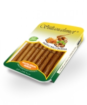 СКРУЧЕННАЯ В РОГАЛИК ПАСТИЛА С МЕДОМ И ОРЕХАМИ