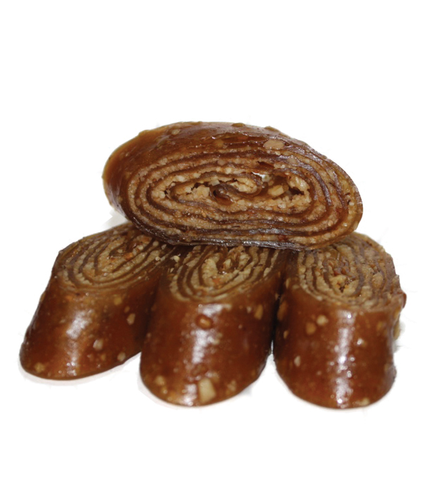 КРУГЛАЯ ПАСТИЛА С ОРЕХАМИ И МЕДОМ 