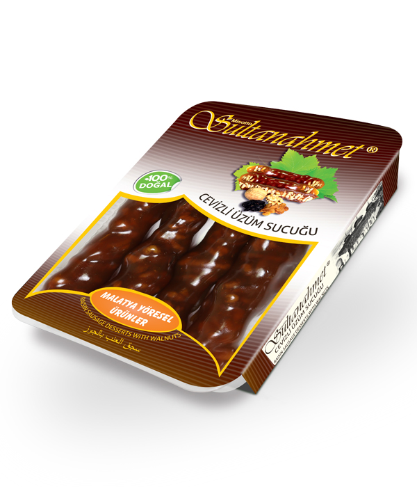 ВИНОГРАДНАЯ ЧУРЧХЕЛА С ГРЕЦКИМИ ОРЕХАМИ