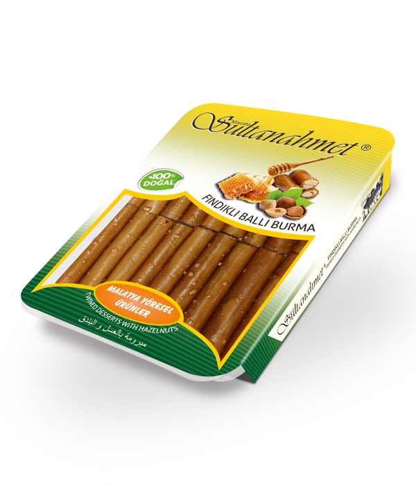 СКРУЧЕННАЯ В РОГАЛИК ПАСТИЛА С МЕДОМ И ОРЕХАМИ