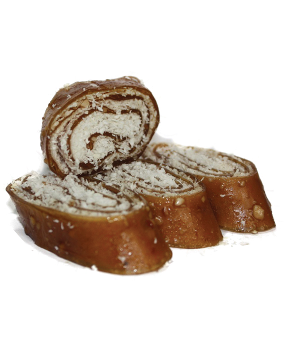 КРУГЛАЯ ПАСТИЛА С МЕДОМ И КОКОСОВЫМ ОРЕХОМ