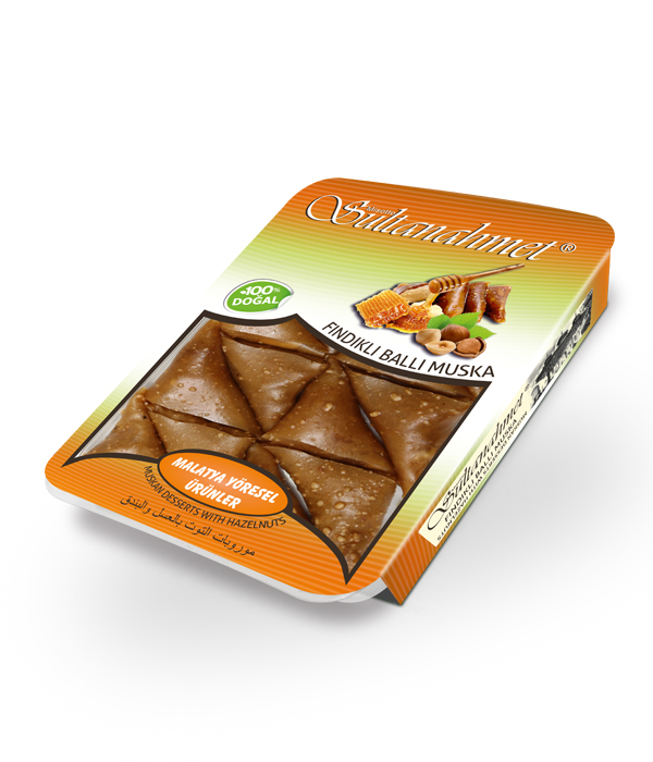 ТРЕУГОЛЬНАЯ ПАСТИЛА С МЕДОМ И ОРЕХАМИ 